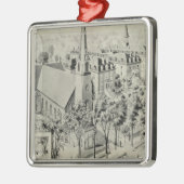 Die Kirche St.-Rose, Meriden Silbernes Ornament (Links)