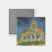 Die Kirche von Auvers-sur-Oise - Vincent Van Gogh Magnet (Vorderseite/Rückseite)