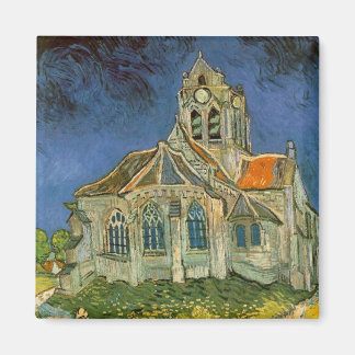 Die Kirche von Auvers-sur-Oise - Vincent Van Gogh Magnet