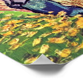 Die Kirche von Auvers-sur-Oise von Vincent van Gog Poster (Ecke)