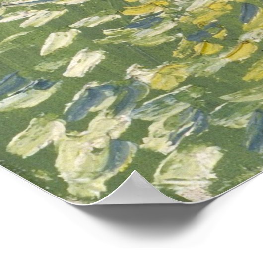 Die Kirche von Auvers Vincent Gogh Poster (Ecke)