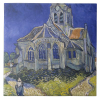 Die Kirche von Auvers von Vincent van Gogh