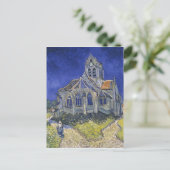 Die Kirche von Auvers von Vincent van Gogh Postkarte (Stehend Vorderseite)