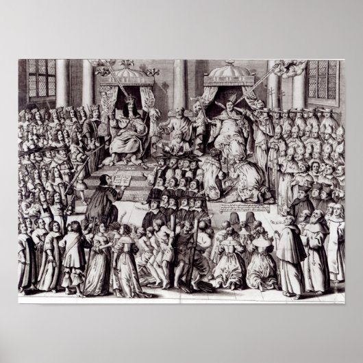 Die Kirche von England gegen das Papst Poster (Vorne)