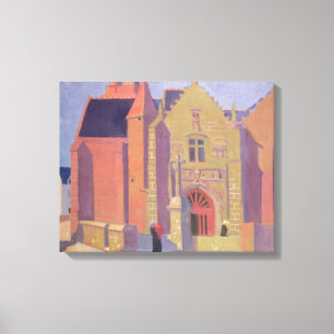 Die Kirche von Notre-Dame de la Clarte Leinwanddruck