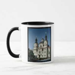 Die Kirche von Sankt Nikolaus, errichtet 1703-61 Tasse