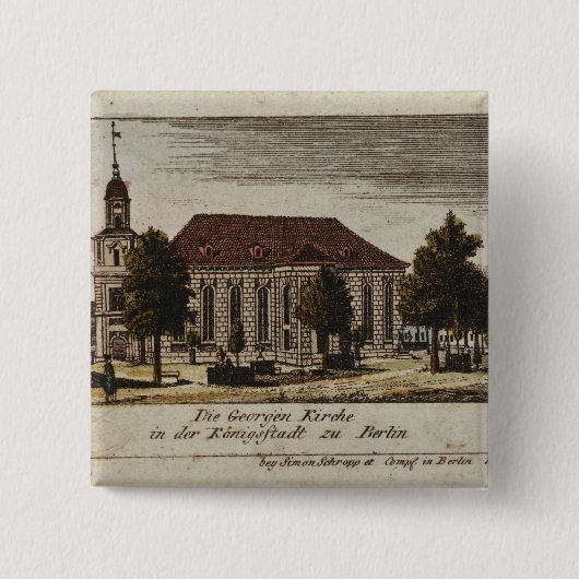 Die Kirche von St George in Konigsstadt, Button (Vorderseite)