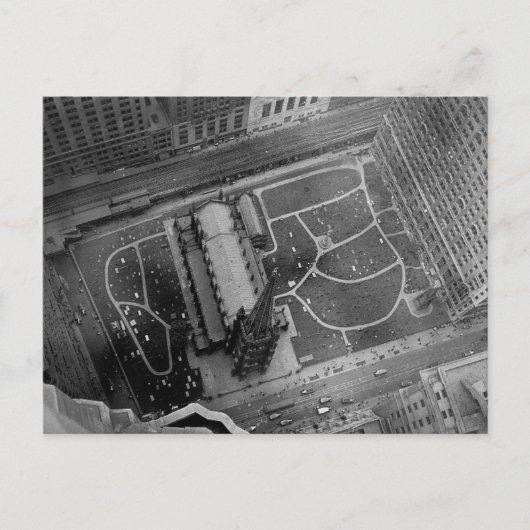 Die Kirche von Trinity und der Friedhof Postkarte (Vorderseite)