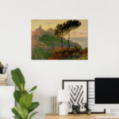 Die Kirche von Varengeville - Claude Monet Poster (Heimbüro)