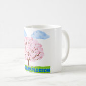 die Kirschblüte Tasse (VorderseiteRechts)