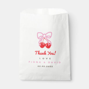 Die Kirsche auf der Babydusche Geschenktütchen