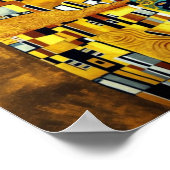 Die Kiss-Malerei als atemberaubende Wall-Kunst Poster (Ecke)