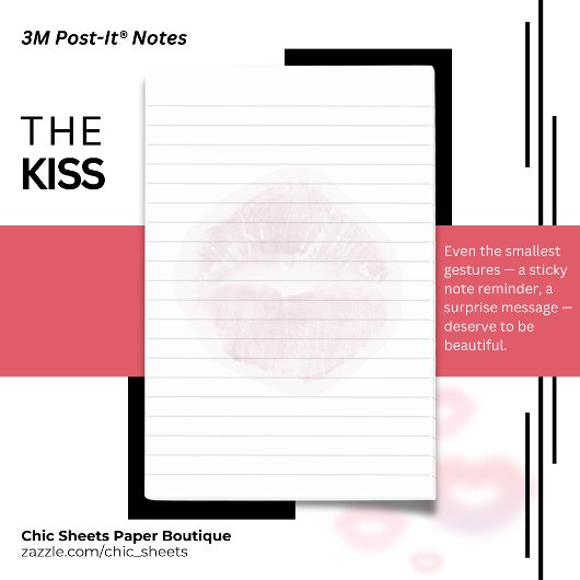 Die Kiss Post-It® Notizen
