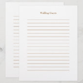 Die Kiss Wedding Guest Pages (Vorne/Hinten)