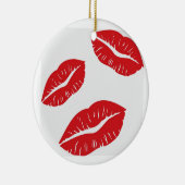 DIE "KISSES GALORE"-CHRISTMAS-ORNATION KERAMIKORNAMENT (Rechts)