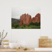 Die Kissing-Kamele im Garten der Götter Poster (Küche)