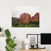 Die Kissing-Kamele im Garten der Götter Poster (Heimbüro)