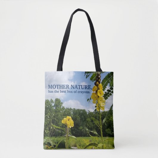 Die Kiste von Crayons der Mutter Natur Tasche (Vorderseite)