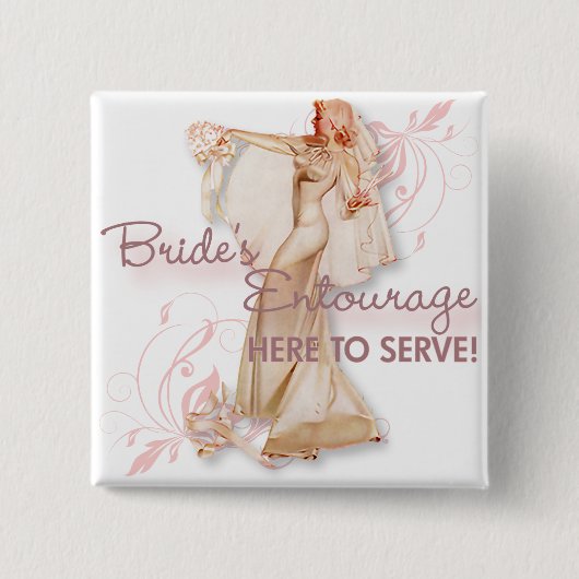 Die Kitsch Bande: Brautgefolge! Button (Vorderseite)