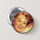 Die Kitsch-Bitches: Pin-Up-Porträts Button (Vorne & Hinten)