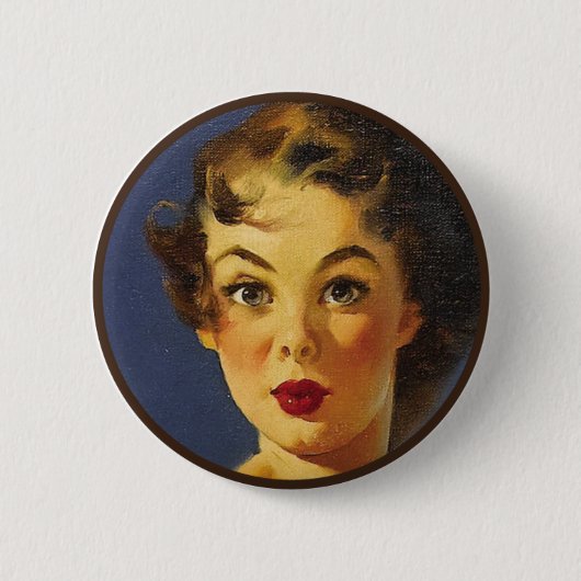 Die Kitsch-Bitches: Pin-Up-Porträts Button (Vorderseite)
