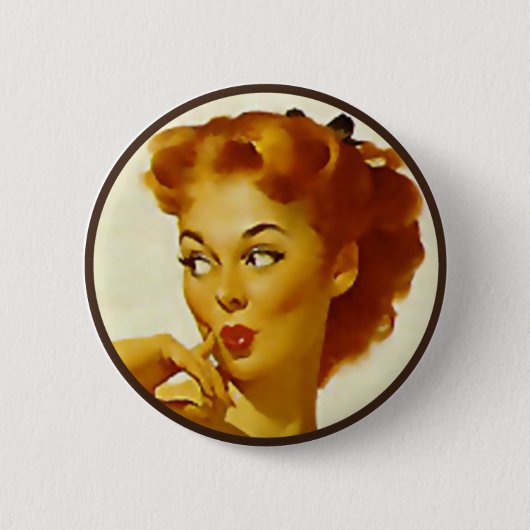 Die Kitsch-Bitches: Pin-Up-Porträts Button (Vorderseite)