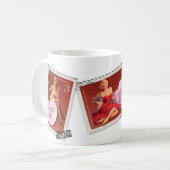 Die Kitsch Bitsch: Candy Heart Pin-Ups Kaffeetasse (Vorderseite Links)