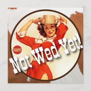 Die Kitsch Bitsch : Cowgirl Noch Nicht Verheiratet Einladung