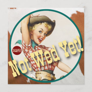 Die Kitsch Bitsch : Cowgirl Noch Nicht Verheiratet Einladung