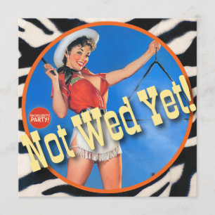Die Kitsch Bitsch : Cowgirl Noch Nicht Verheiratet Einladung