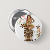 Die Kitsch BItsch : Hula Hips! Button (Vorne & Hinten)