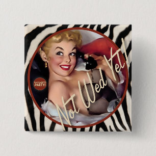 Die Kitsch Bitsch : Noch nicht verheiratet! Button