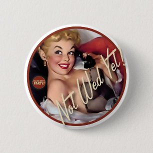 Die Kitsch Bitsch : Noch nicht verheiratet! Button