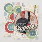 Die Kitsch Bitsch: Weihnachtspullover-Party! Einladung (Vorne/Hinten)