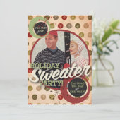 Die Kitsch Bitsch: Weihnachtspullover-Party! Einladung (Stehend Vorderseite)