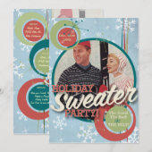 Die Kitsch Bitsch: Weihnachtspullover-Party! Einladung (Vorne/Hinten)