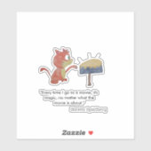Die Kitty & Zoetrope Aufkleber (Blatt)