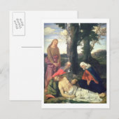 Die Klage des Toten Christi Postkarte (Vorne/Hinten)