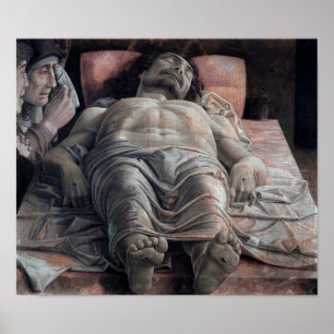 Die Klage über den Toten Christus, Mantegna Poster