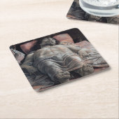 Die Klage über den Toten Christus, Mantegna Rechteckiger Pappuntersetzer (angewinkelt)