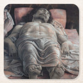 Die Klage über den Toten Christus, Mantegna Rechteckiger Pappuntersetzer (Vorderseite)