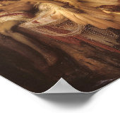 Die Klage von Herbert James Draper über Icarus Poster (Ecke)