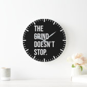 Die Klappe hält nicht an - Erfolg Motivierend Große Wanduhr (Zuhause)