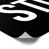 Die Klappe hält nicht an - Erfolg Motivierend Poster (Ecke)