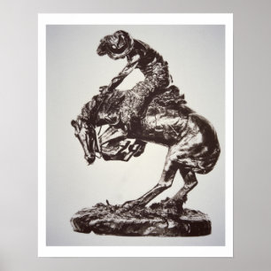 Die Klapperschlange, 1905 (Bronze) (b/w Foto) Poster