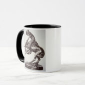 Die Klapperschlange, 1905 (Bronze) (b/w Foto) Tasse (Vorderseite Links)