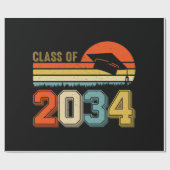 Die Klasse 2034 wächst mit dem ich vor dem Abschlu Geschenkpapier (Flach)