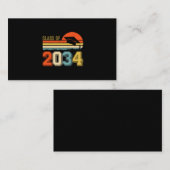 Die Klasse 2034 wächst mit dem ich vor dem Abschlu Visitenkarte (Vorne/Hinten)