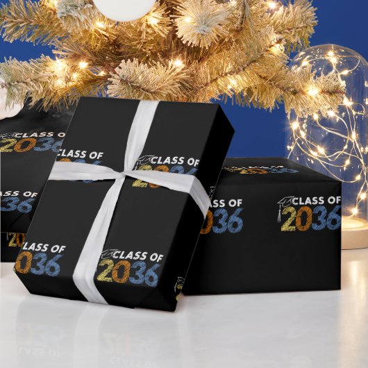 Die Klasse des Jahres 2036 wächst mit mir am erste Geschenkpapier (Feiertage)