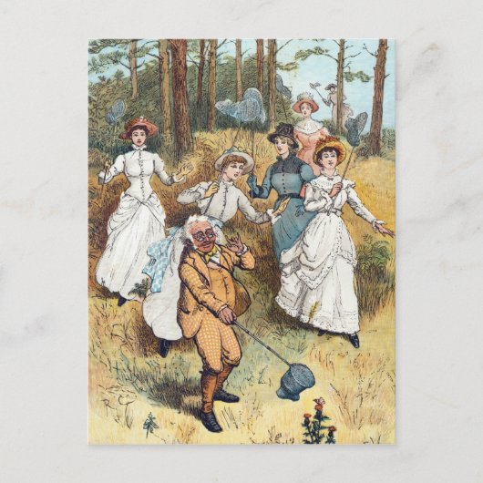 Die Klasse des Professors Postkarte (Vorderseite)